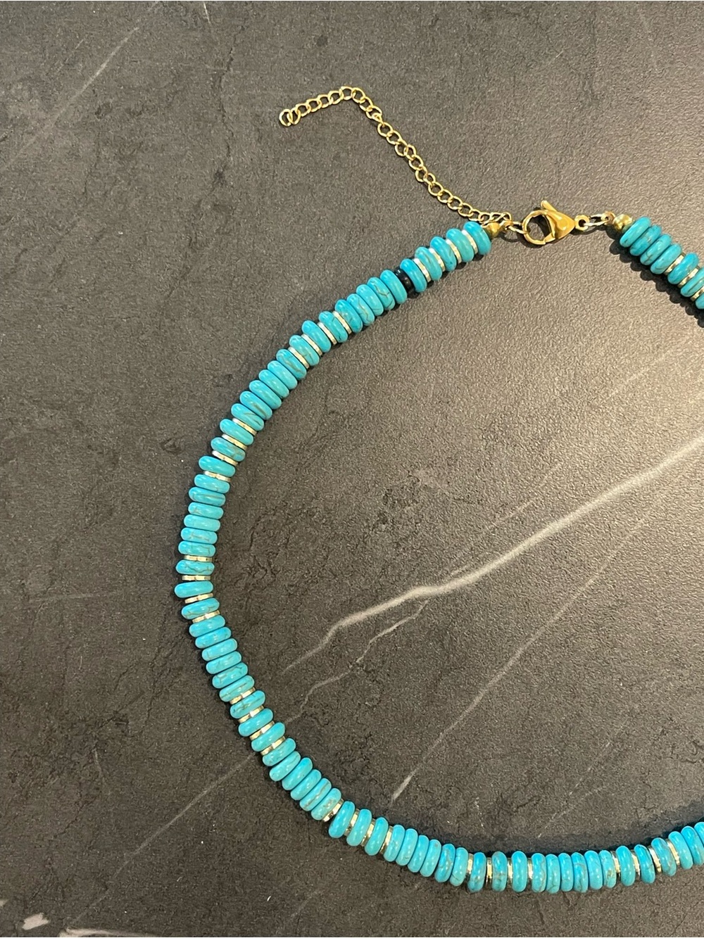 Allie + Bess Turquoise Beaded Necklace - Picture 4 of 5